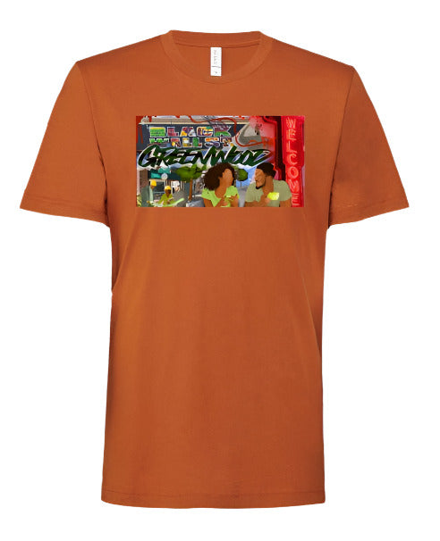 Greenwood Rising Graffiti Tee Autumn