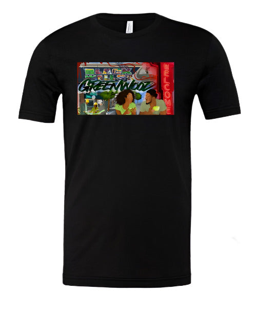 Greenwood Rising Graffiti Tee Black Heather