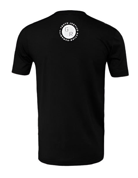 Greenwood Rising Graffiti Tee Black Heather Back