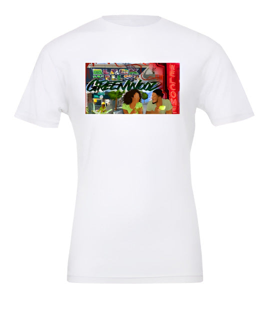 Greenwood Rising Graffiti Tee White