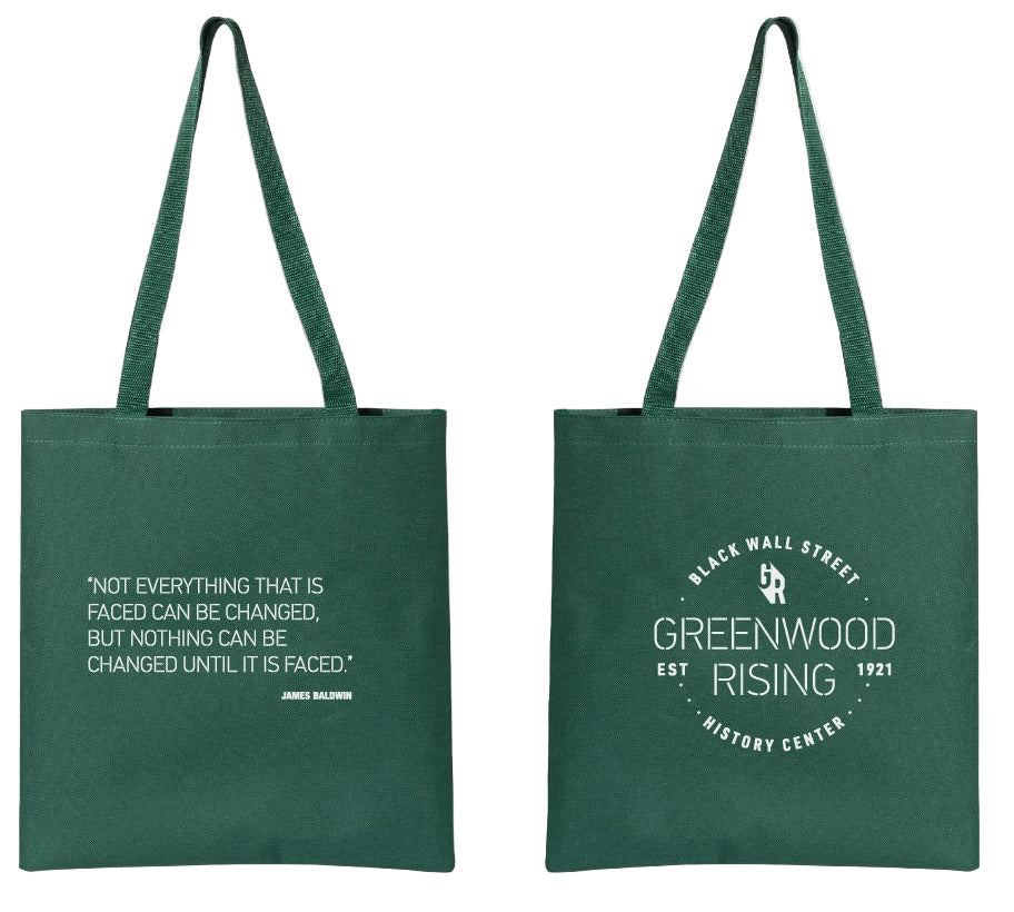 Greenwood Rising Icon Tote Bag Forest