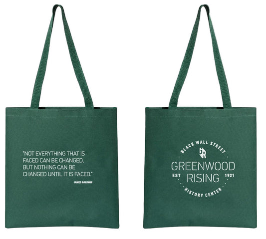 Greenwood Rising Icon Tote Bag Forest