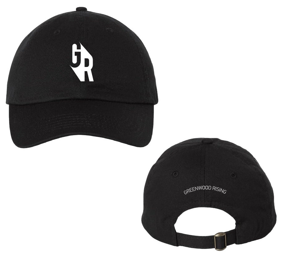 Greenwood Rising Icon Dad Hat Black